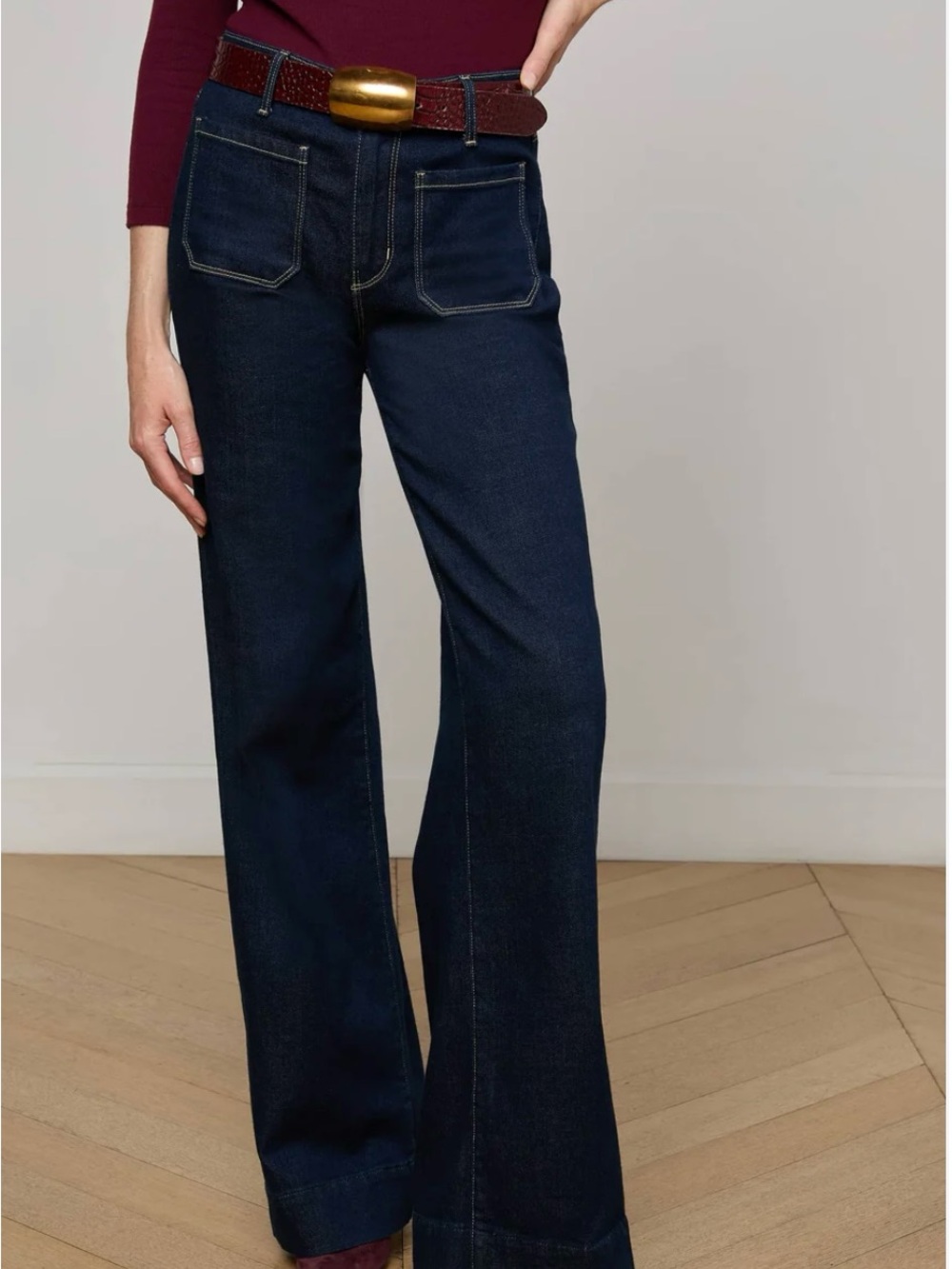 L’AGENCE NWT- NOLAN PATCH POCKET JEAN. SIZE 26. COLOR KOVAL
